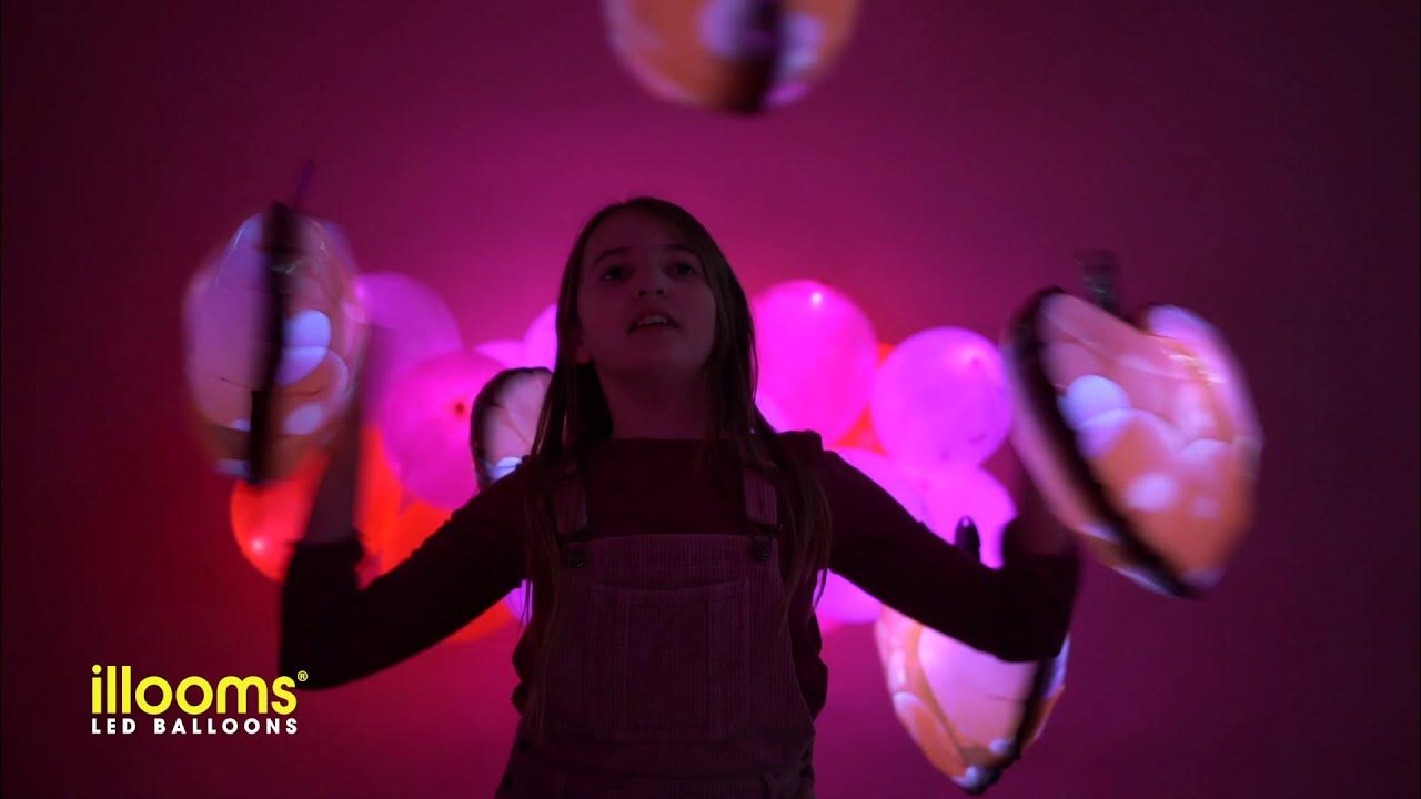 LED light up foil heart balloon from illooms YouTube