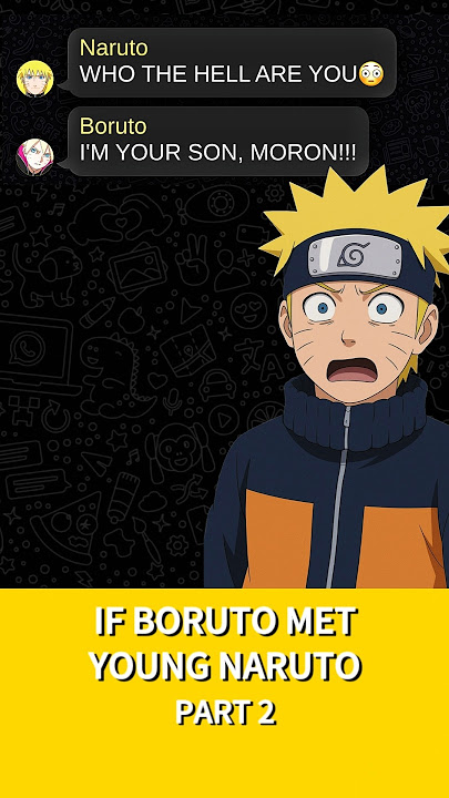 If Boruto met young Naruto pt2💀 #animechat #anime #narutoshippuden #naruto #boruto