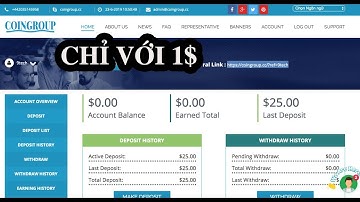 coingroup MIN 1$ RUN 0 day Đã đầu tư lãi theo giờ | Cập nhật rút tiền 23.6.2019