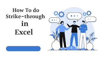 How To Do A Strikethrough In Excel - Quick strikethrough in Excel tutorial.