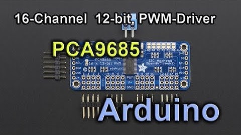 16-канальный драйвер для серв на микросхеме PCA9685