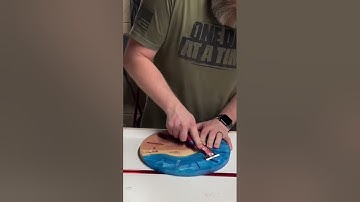 @jcwoodworks_nc is using our clock template: Time to route out the tick marks on the clock using my