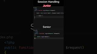 Junior vs Senior Laravel Developer 🚀 Session Handling Best Practices!