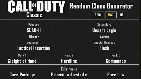MW2 - Karachi Ground War Domination (33-14) Random Class Generator #15 [2020]