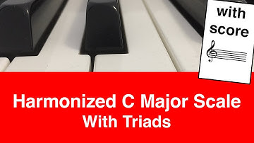 Learn To Harmonize C Major Scale On Piano: Easy Tutorial For Beginners | Music Simply Understood