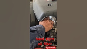 hand tight oil  filter #mechanic #car #tips #oil #filter #shorts #video #video #automobile
