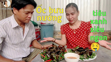 Ốc bươu nướng tiêu xanh siêu cay, siêu ngon | Út Vân Official