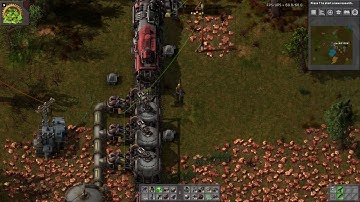 Factorio Uranium Mine Sulfuric Acid Refilling with Circuit Networks