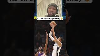 KD kept it real on contesting Victor Wembanyama's shots