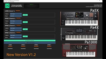 Korg Pa Series Sound Shuffler FREE Program | Pa5x, Pa4x, Pa1000 - New Features in V1.2