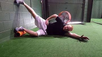 Left Sidelying Left Flexed Adduction with Concomitant Right Extended Abduction