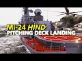 DCS 2.7 | Mi-24 STRESSFUL Landing on a PITCHING DECK