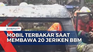 Mobil Pembawa 20 Jeriken BBM Terbakar di Bandung, Api Berhasil Dipadamkan Setelah 2 Jam