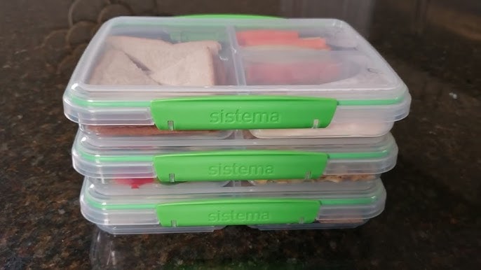 Sistema To-Go 1.6 Cup Snacks On The Go Plastic Food Storage Container 