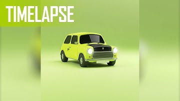 Mini Car | Blender 2.8 | Simple 3D Modeling Timelapse