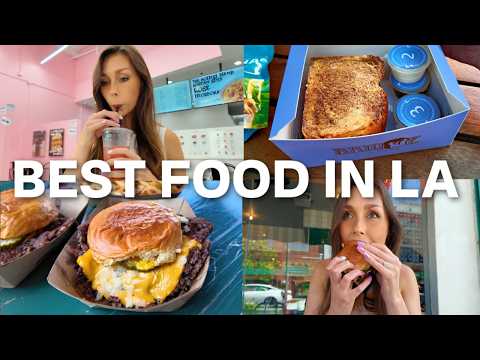Trying the best foods in LA 🍔 (The Rock's actual french toast, Burger she wrote, Porto's)