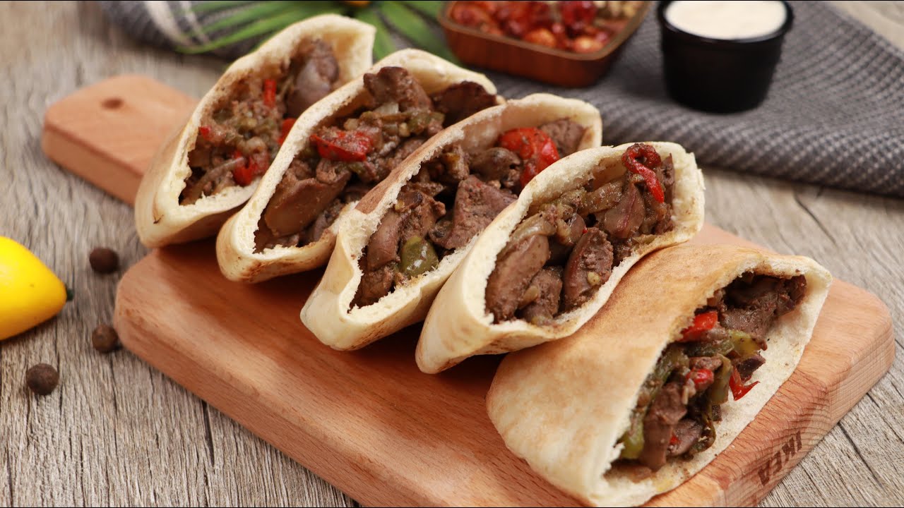 كبدة الدجاج بألذ طعم مع ساندويشات سهلة ومشبعة 😍