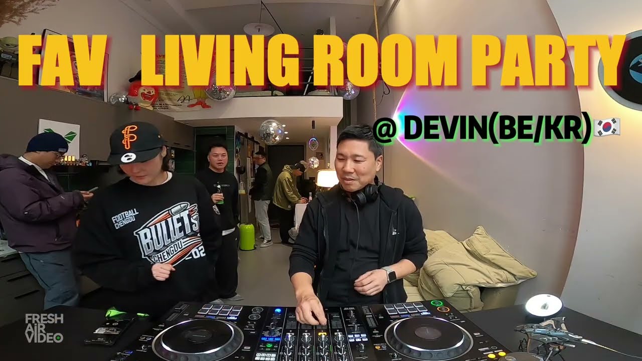 FAV LIVING ROOM VOL. 9 Guest DJ DEVIN(BE/KR) DEEP TECH / TECHNO