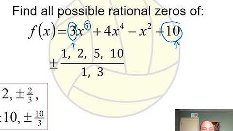 PCH 2.5 Fundamental Theorem of Algebra Part 1