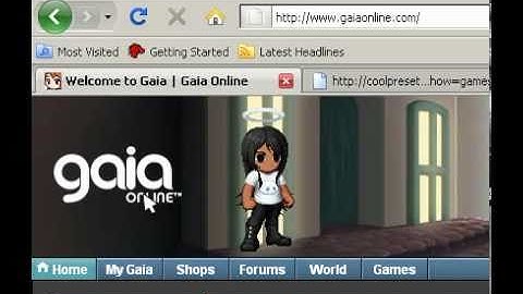 Gaia Online Layouts: Coolpresets.com