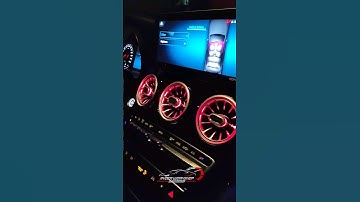 MERCEDES BENZ GLC FACELIFT OEM FACTORY AMBIENT LIGHTS (εργοστασιακός κρυφός φωτισμός) GR