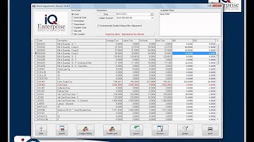 IQ POS   Utilities   Setup   Module Parameters   Stock   Warehouses   1   Introduction