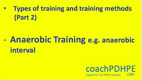 HSC PDHPE Core 2 - AnaerobicTraining