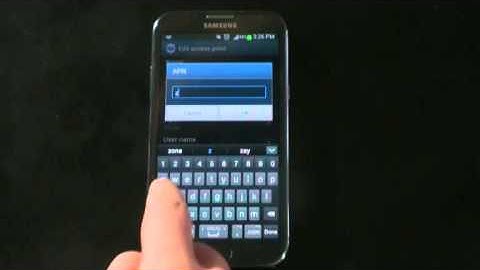 How to setup the MMS settings for Samsung Galaxy note2 which running Jelly Bean OS (English)