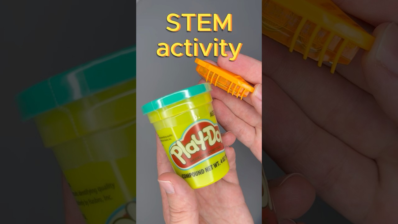 hexbug nano + Play-Doh = STEM fun