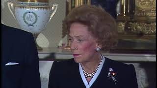 President Reagan Presenting the Presidential Citizen's Medal to Brooke Astor on January 19, 1988