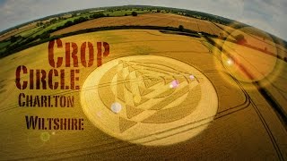 Crop Circle at Charlton, Wiltshire, UK - 8 July 2014 (DJI Phantom 2)
