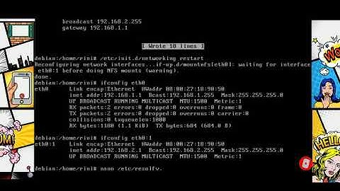 Tutorial konfigurasi routing debian 5