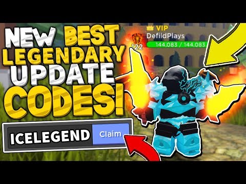 New Best Rumble Quest Frost Legendary Update Codes Must Use Roblox - roblox weapon gear codes youtube