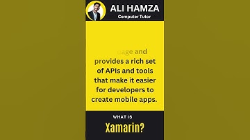 What is Xamarin? #Xamarin #programming #coding #tech #youtubeshorts