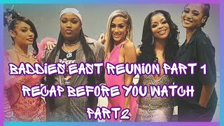 LET&#39;S TALK ABOUT THE BADDIES EAST REUNION PART 1 MOMENTS! |EPISODE 5