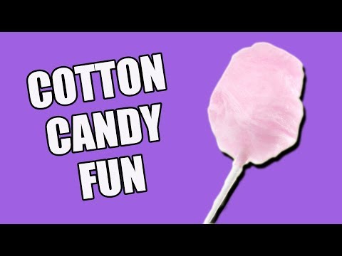 COTTON CANDY FUN :) HOW TO USE AN INDUSTRIAL MACHINE AT HOME !