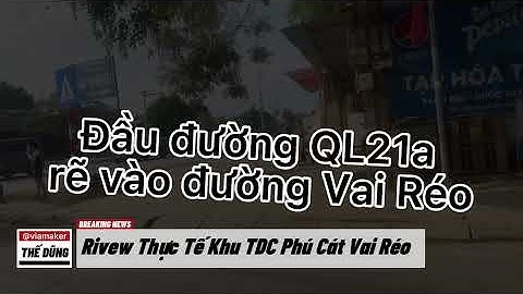 Tái Định Cư Vai Réo Phú Cát Hoà Lạc  Hướng Dẫn Đi Vào Khu Đất