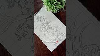 Shri Krishna Kaliya Mardan Drawing 😍🙏|| Janmashtami special drawing #shorts screenshot 5