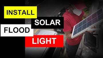 Install Solar Light 25W LED step by step- sulit ba ang solar flood light part 2