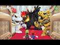 Super Mario Odyssey - Special Fury Bowser, Dark Bowser &amp; Golden Bowser Boss Fights