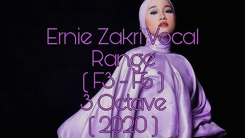 Ernie Zakri Vocal Range 2020