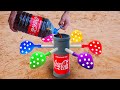 5 Experiment With Coca vs Balloons !!!
