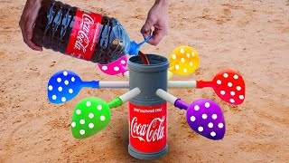 5 Experiment With Coca vs Balloons !!!