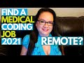 HOW TO FIND A MEDICAL CODING JOB IN 2021 [NO EXPERIENCE] | MEDICAL CODING WITH BLEU