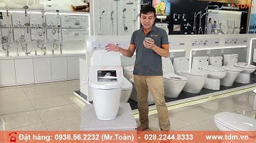TDM.VN | Review bồn cầu nắp điện tử INAX AC-832/CW-H18VN & AC-832/CW-H17VN bàn cầu 2 khối dòng S400
