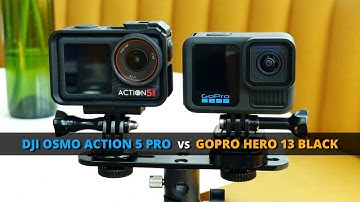 DJI Osmo Action 5 Pro vs GoPro HERO13 Black [Video + Audio Comparison]