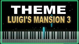 Luigi's Mansion 3 - Theme - Piano tutorial