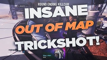 INSANE OUT OF MAP TRICKSHOT! (AW Grapple Trickshotting) @Dare_Req