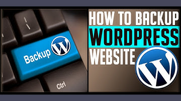 How to take backup of your Website created from Wordpress | Best Plugin to take backup | 2018