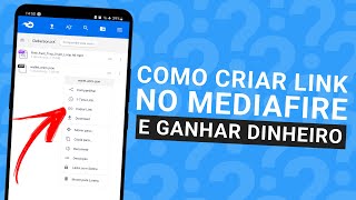 COMO COLOCAR QUALQUER ARQUIVO PARA DOWNLOAD NO MEDIAFIRE